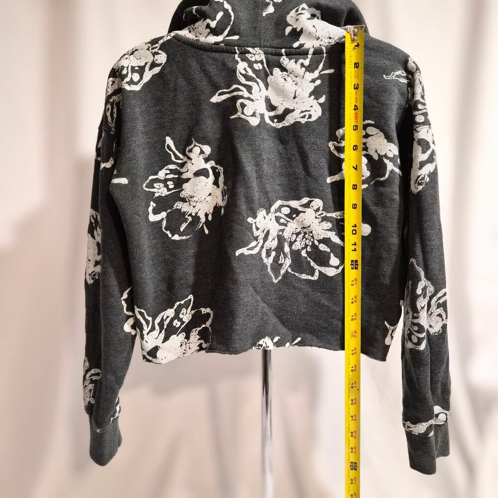 RVCA x Sage Vaughn ANP Floral‎ Graphic Cropped Hoodie - Size XS - Picture 3 of 7